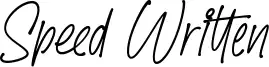 Speed Written