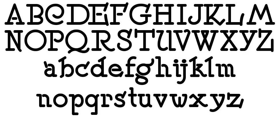 Speedball font