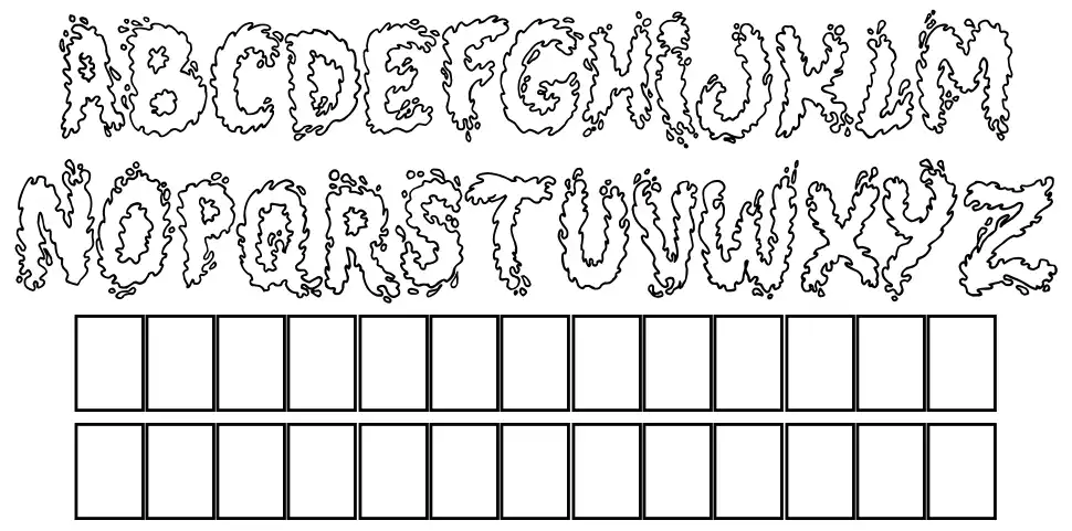 Splash font
