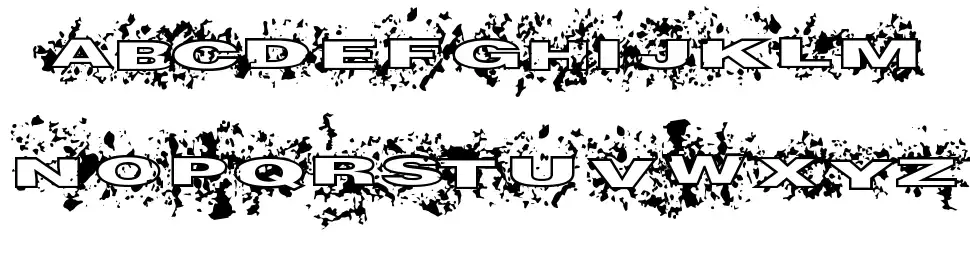 Splatish font