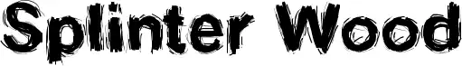 Splinter Wood font