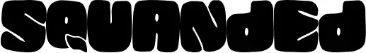 Squanded schriftart