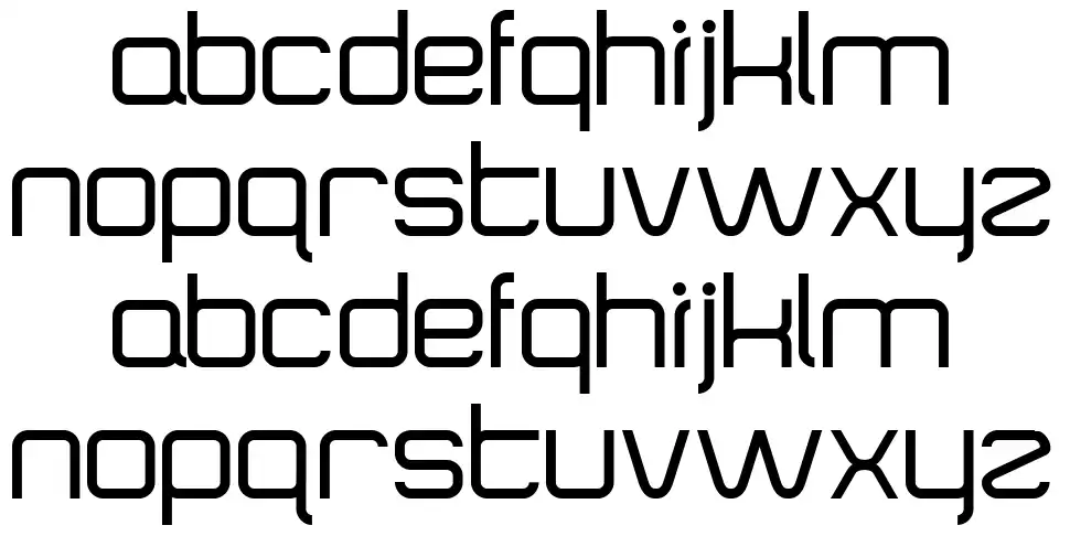 SquareType B font