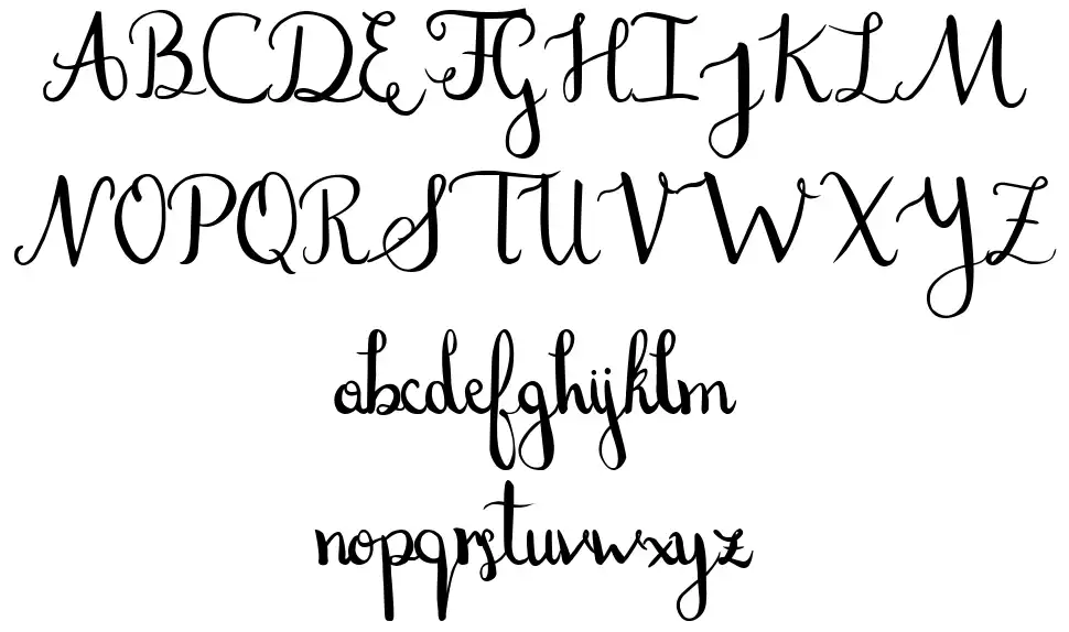 Stefania font
