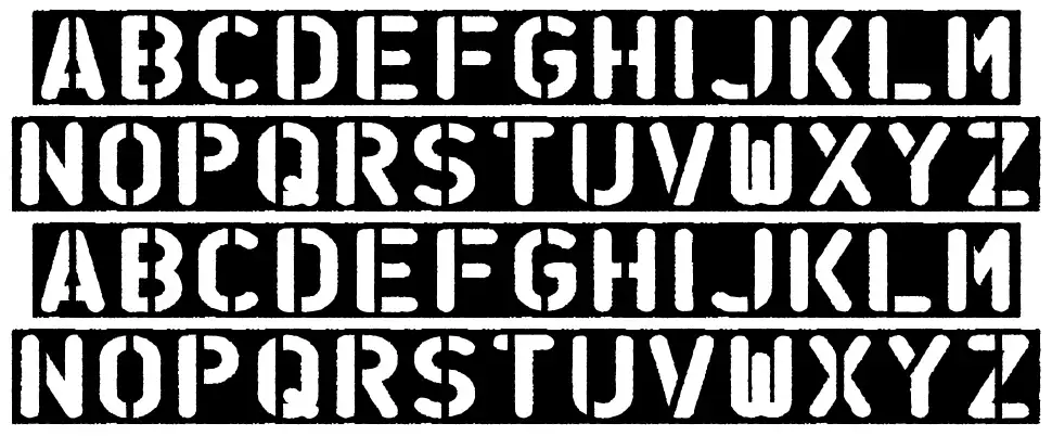 Stencil of Destiny schriftart