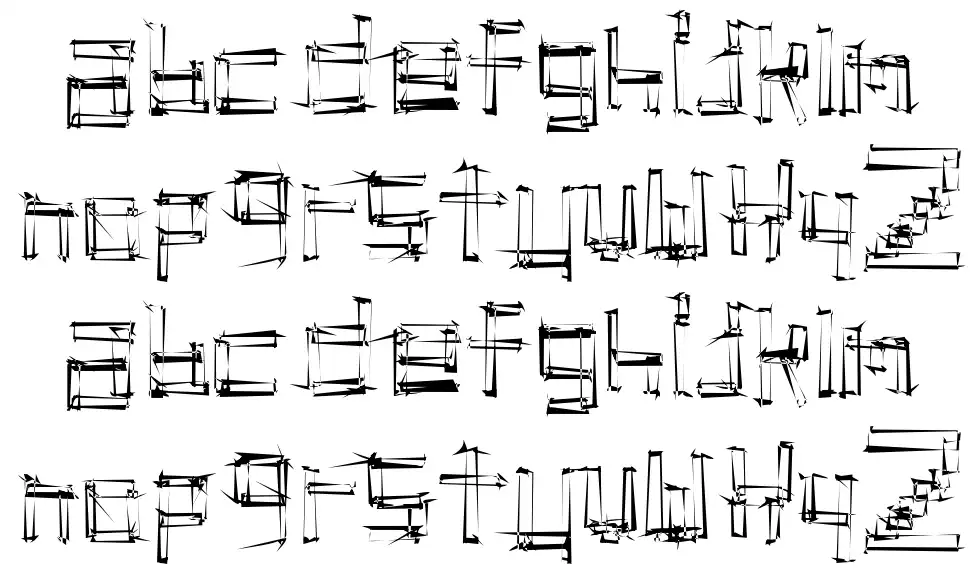Stickchop font