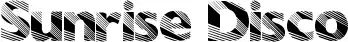 Sunrise Disco font