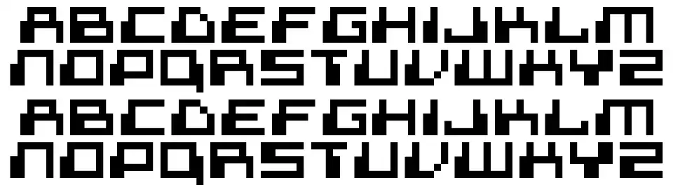 Superdigital font