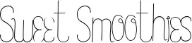 Sweet Smoothies