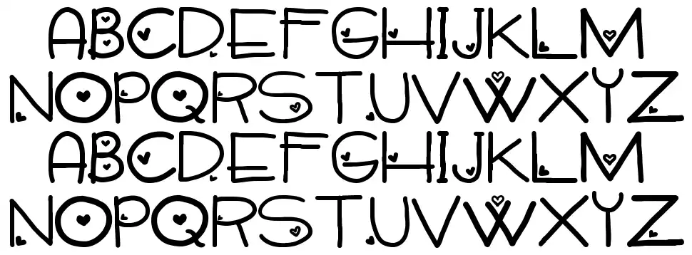Sweetie Hand font