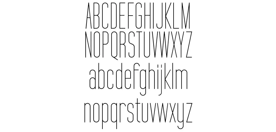 Tall Films font
