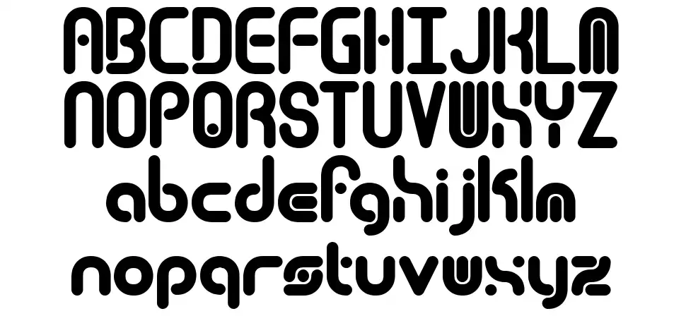 Techno Overload font