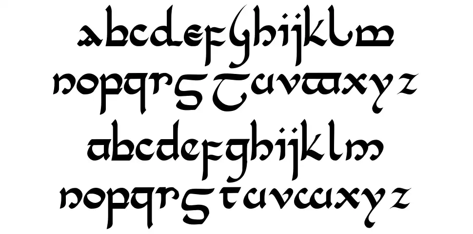 Tencele Latinwa font
