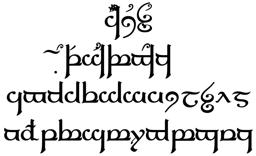 Tengwar Elfica font