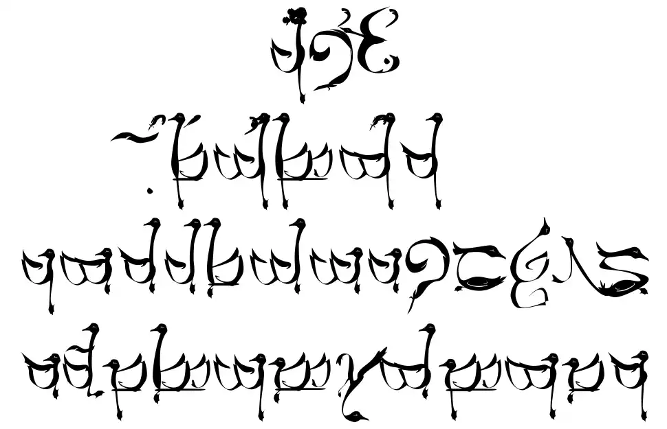 Tengwar Teleri font