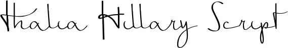 Thalia Hillary Script