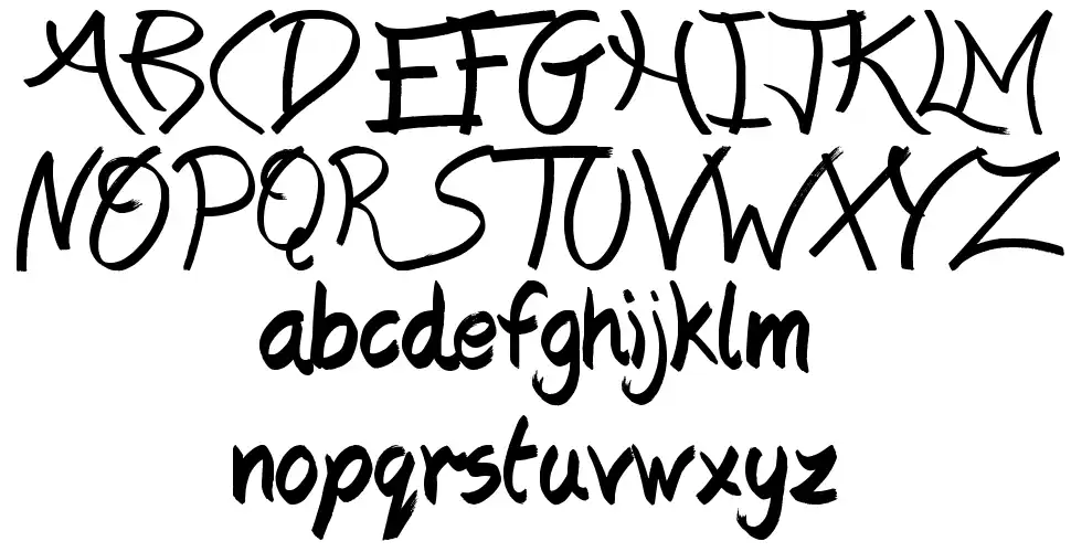 The Blue Oasis font
