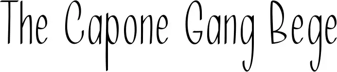 The Capone Gang Bege