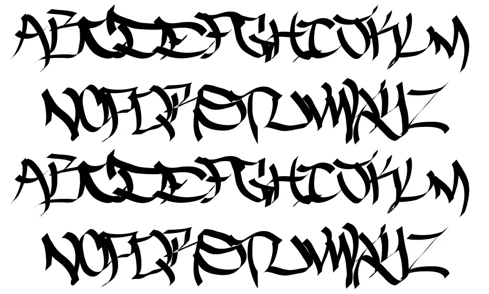 The Five One Two font