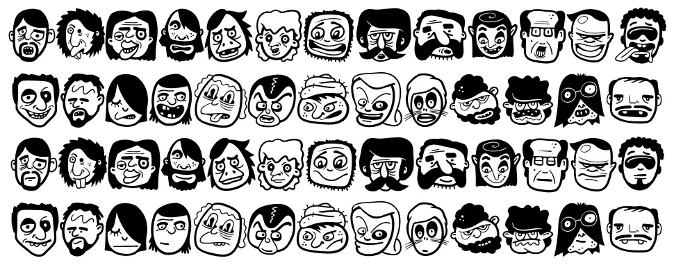 The Freaky Face font