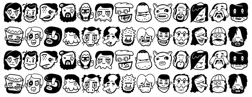The Freaky Face 2 font