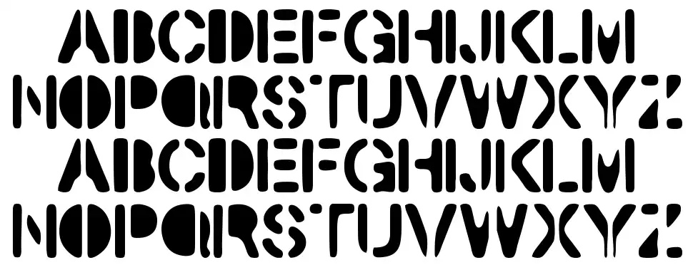The Second World War schriftart