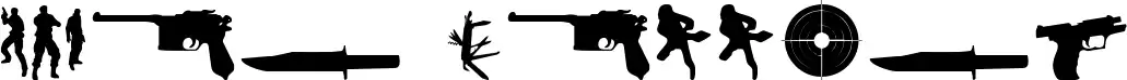 The Shooter font