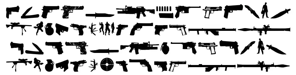 The Shooter font