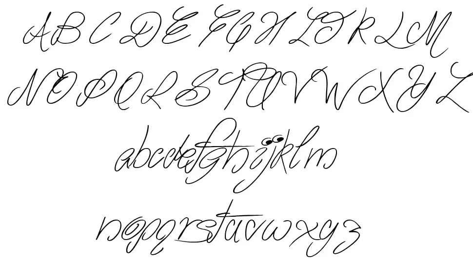 The Waddys font
