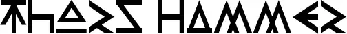 Thors Hammer font