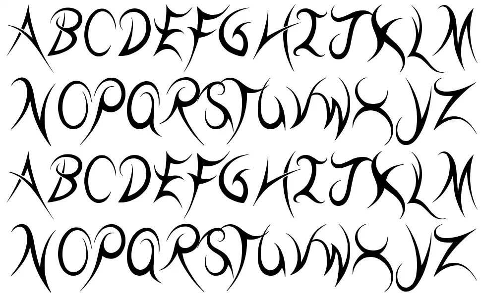 Threadz Needle font by TattooWoo FontRiver