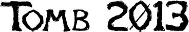 Tomb 2013 font