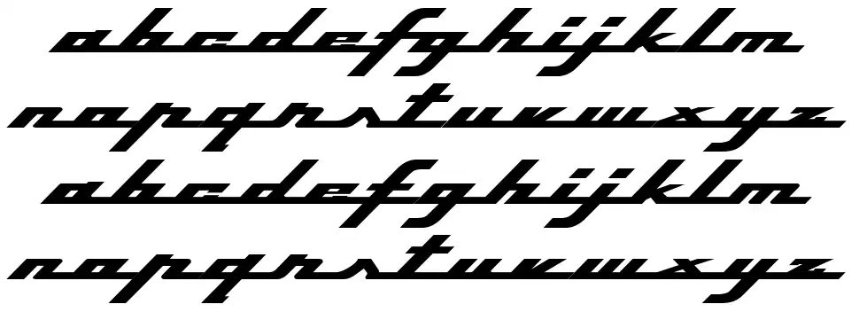 Top Speed font