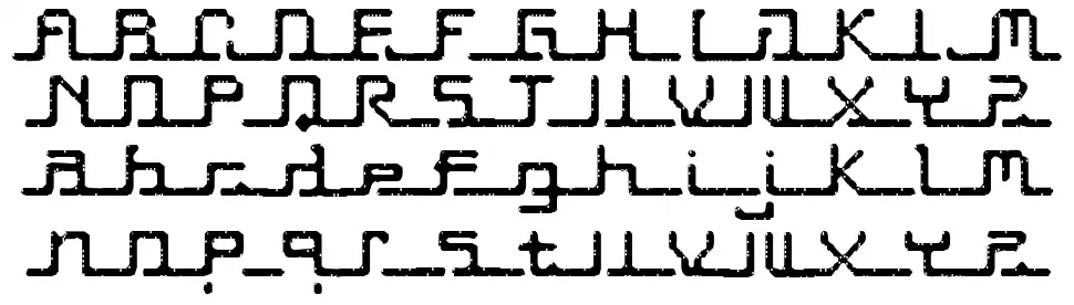 Transcript font
