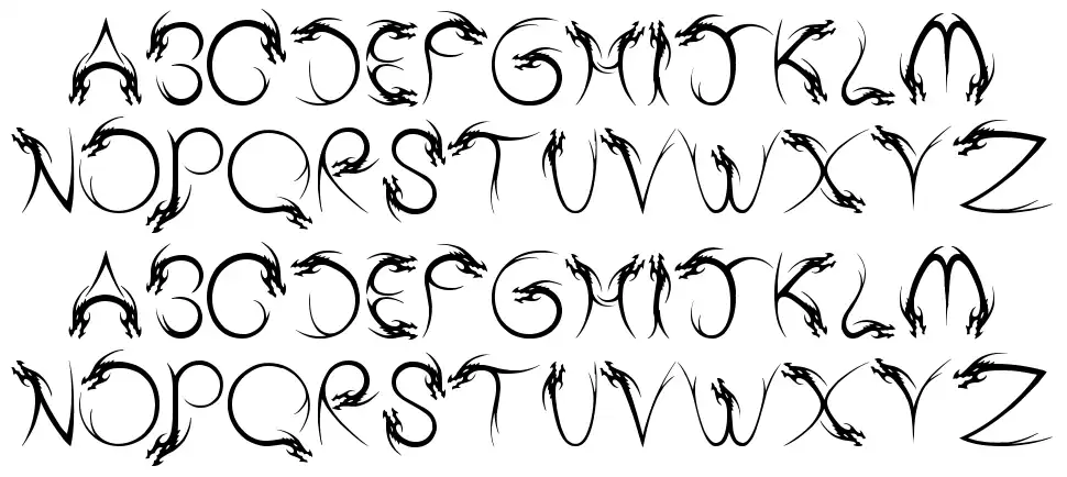 dragon font