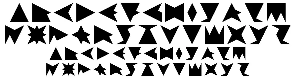 Trifont шрифт