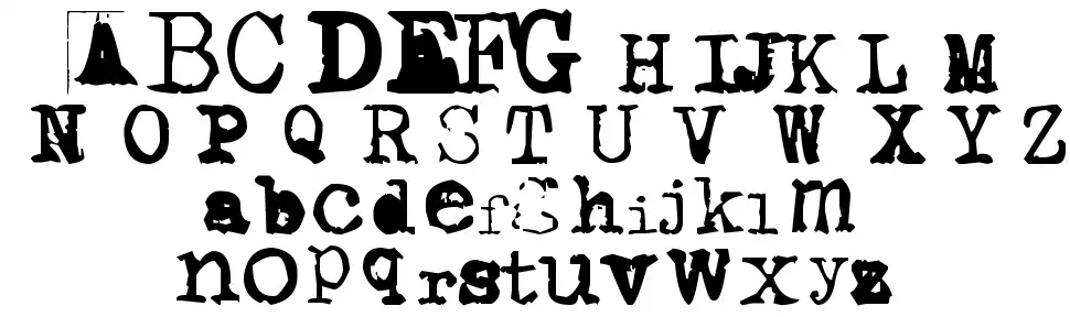 Typewriter from 286 font