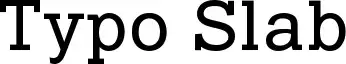 Typo Slab