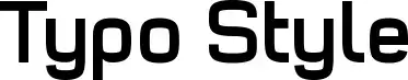 Typo Style