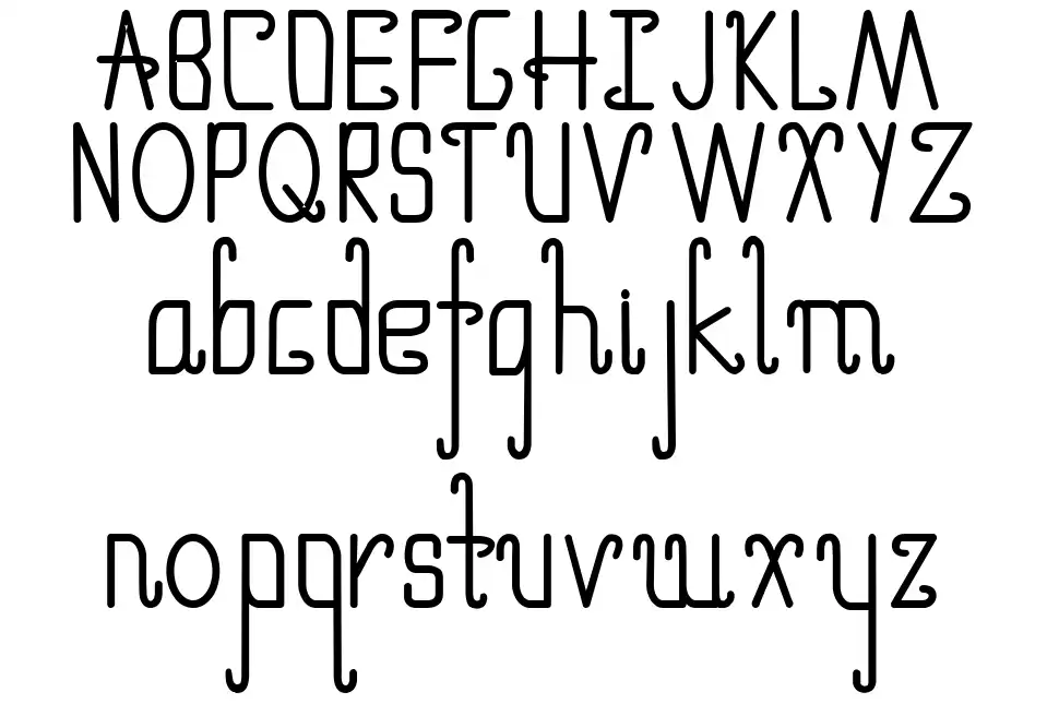 Umbrella font