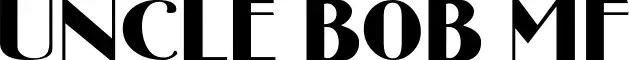 Uncle Bob MF font