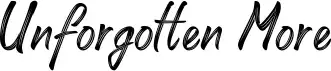 Unforgotten More