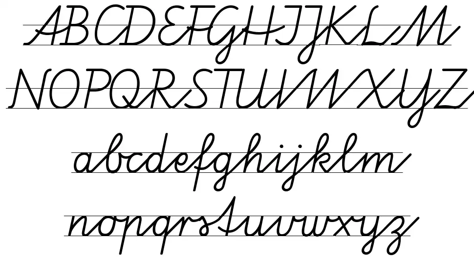 VA PE2 Schulschriften font