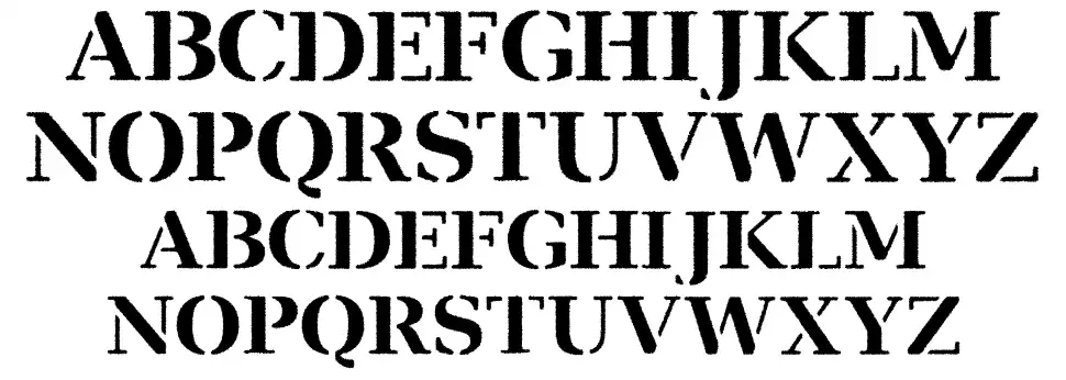 Ver Army schriftart
