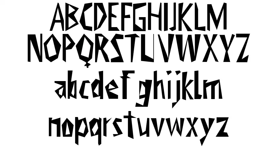 Viktors Littl Creepy Horror font