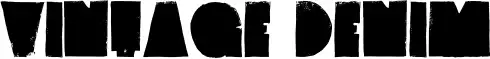 Vintage Denim font
