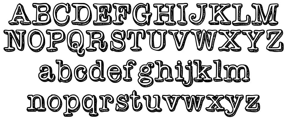 Vintage One font