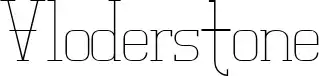 Vloderstone font