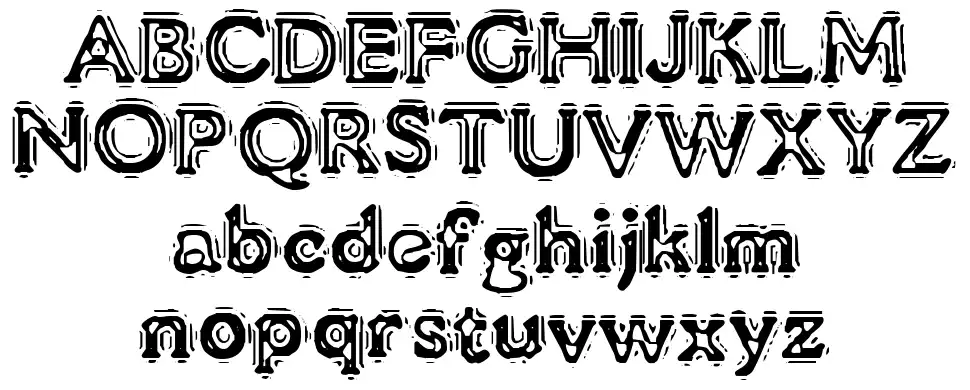 VTC Liquor Crystal Display font