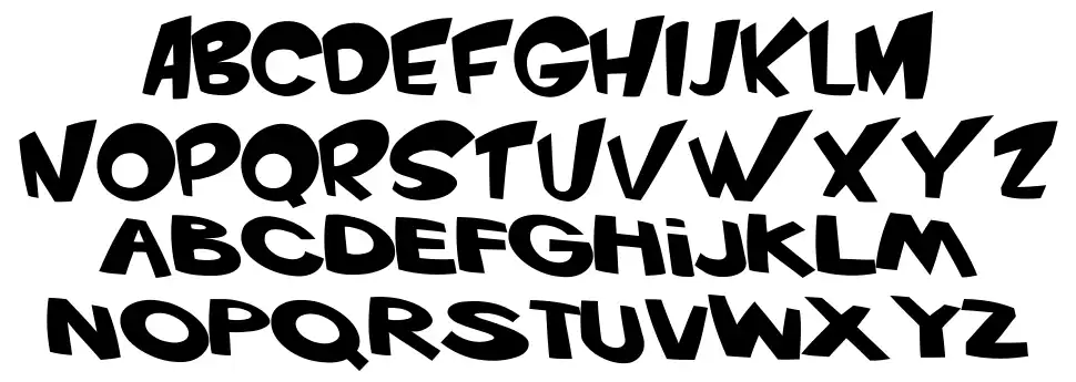 VTC Scream it Loud font